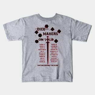 Dice Makers on Tour Kids T-Shirt